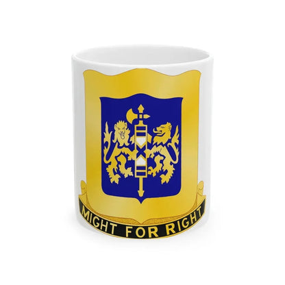 208 Armor Regiment (U.S. Army) White Coffee Mug 11oz - Go Mug Yourself