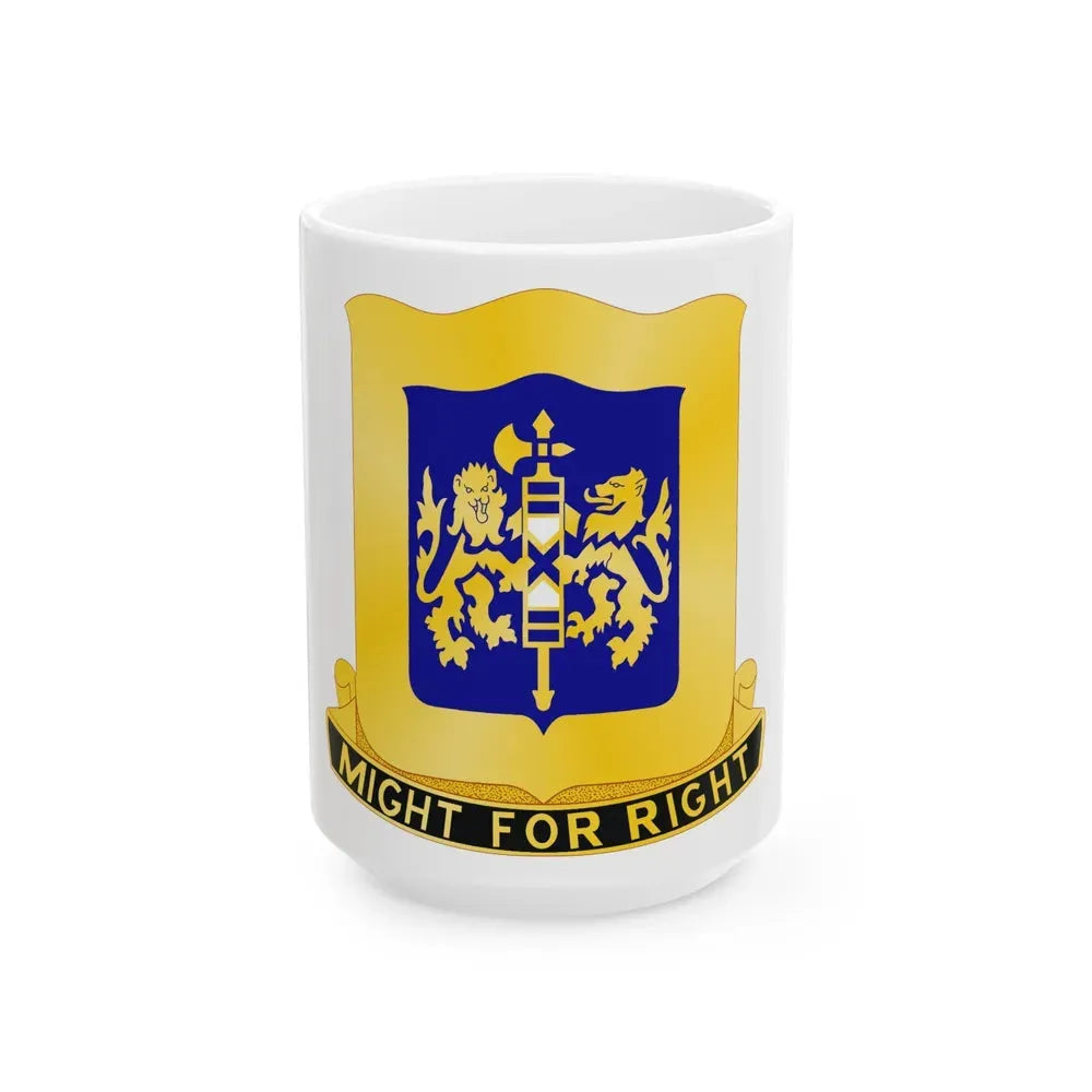 208 Armor Regiment (U.S. Army) White Coffee Mug 15oz - Go Mug Yourself