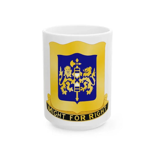 208 Armor Regiment (U.S. Army) White Coffee Mug 15oz - Go Mug Yourself