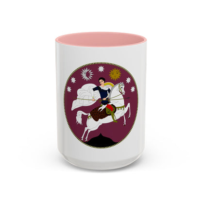 Coat of Arms of Democratic Republic of Georgia - Accent Coffee Mug