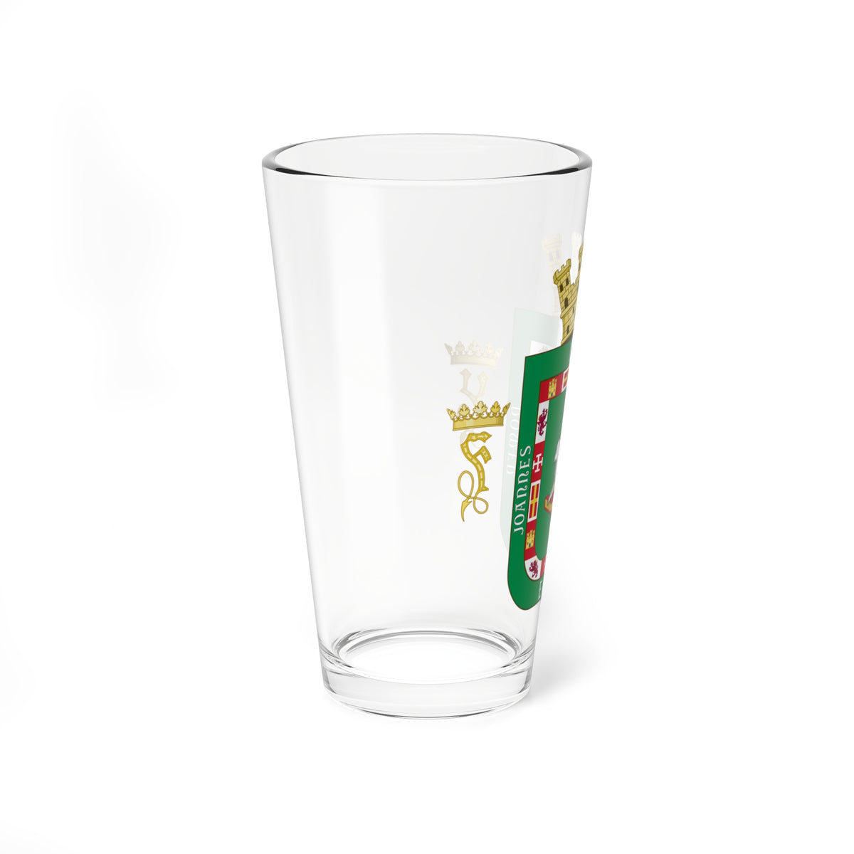 Puerto Rico Coat of Arms First Spanish Republic 1873 (Puerto Rico) (Coat of Arms) Pint Glass 16oz