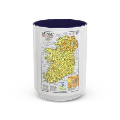 Ireland - A Visitor's Guide (1981) (Map) Accent Coffee Mug