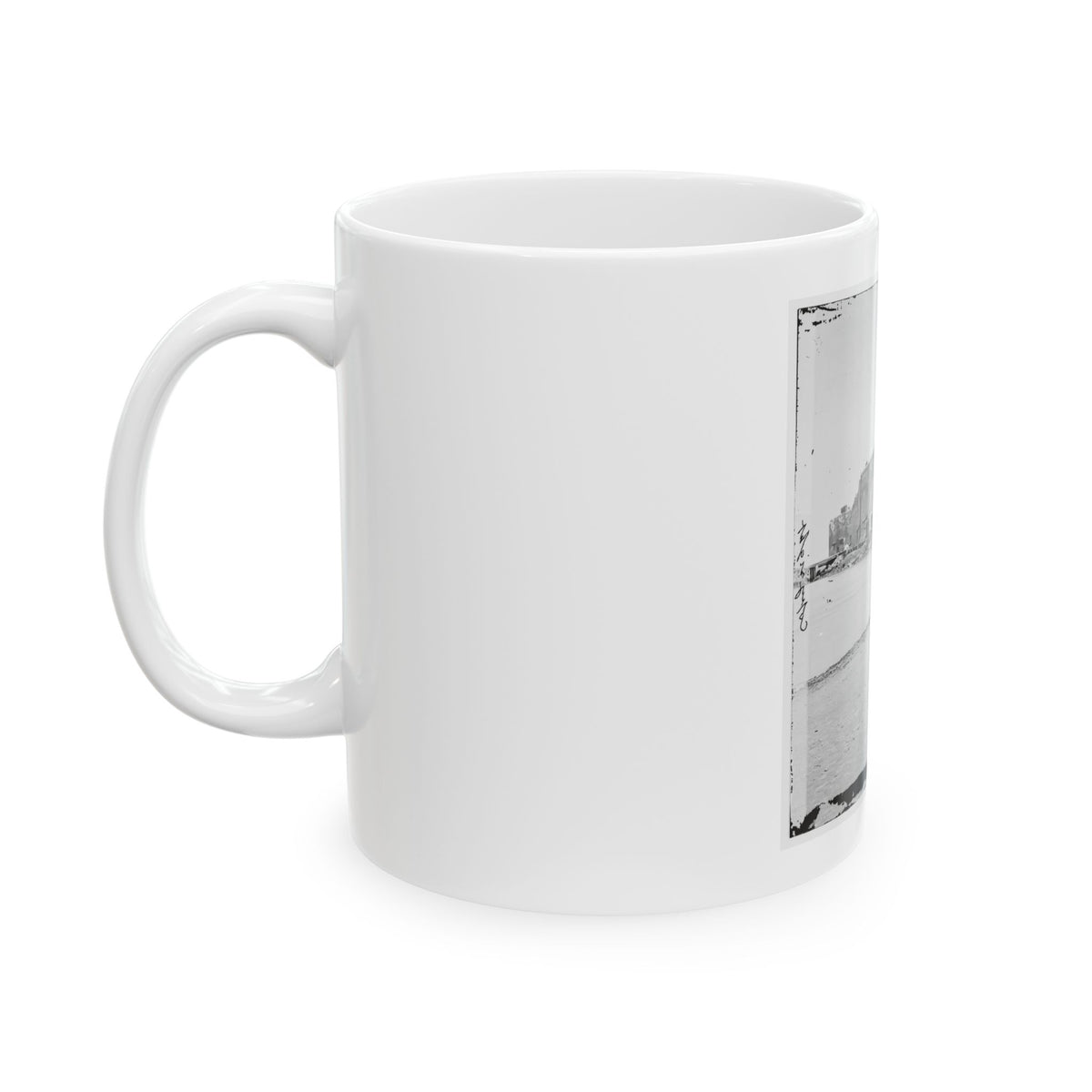Charleston, S.C. Fort Sumter, From The Sand-Bar (U.S. Civil War) White Coffee Mug