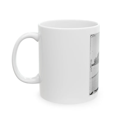 Charleston, S.C. Fort Sumter, From The Sand-Bar (U.S. Civil War) White Coffee Mug