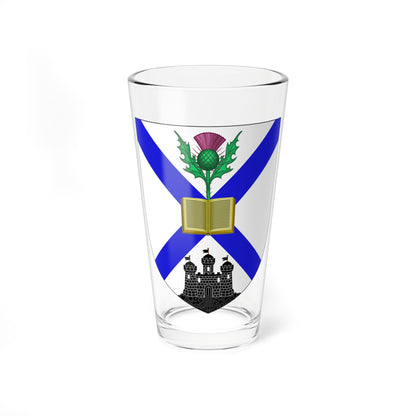University of Edinburgh arms (Scotland) (Coat of Arms) Pint Glass 16oz