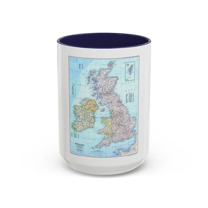 British Isles (1979) (Map) Accent Coffee Mug