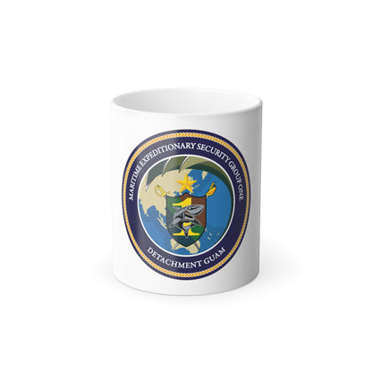 MESG 1 Det Guam Maritime Expeditionary Security Group One (U.S. Navy) Color Changing Mug 11oz