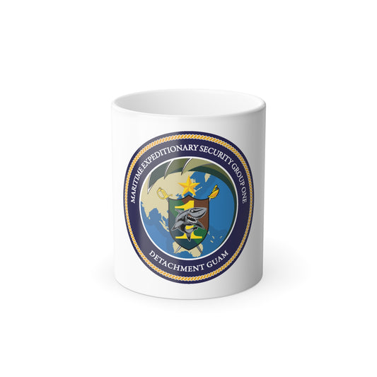 MESG 1 Det Guam Maritime Expeditionary Security Group One (U.S. Navy) Color Changing Mug 11oz