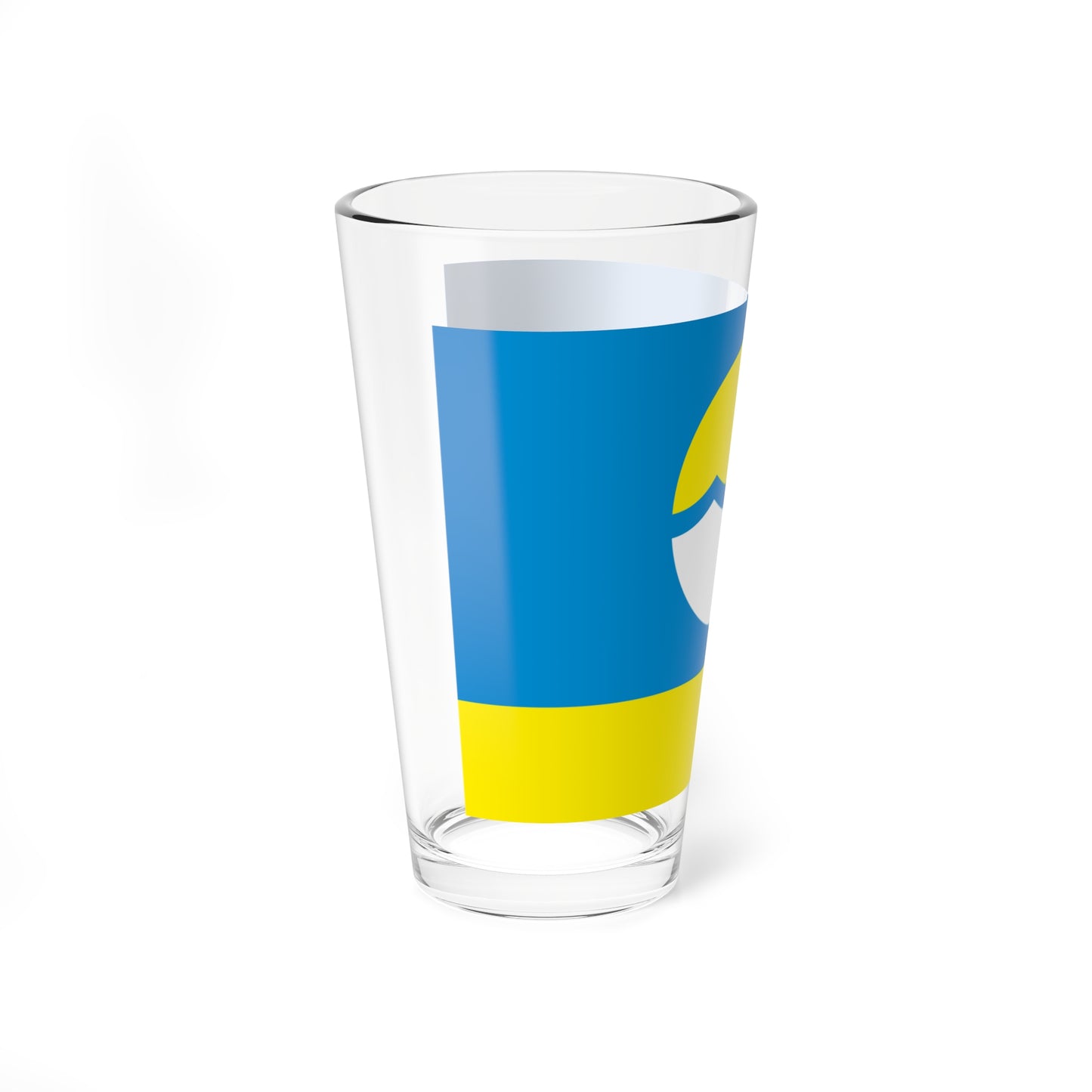 Flag of Nikolayevsky Raion (Russia) Pint Glass 16oz