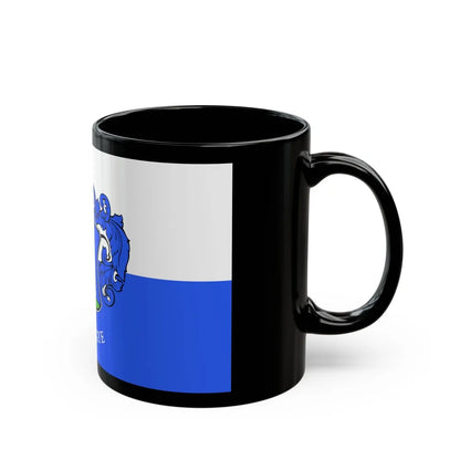 Flag of Vas County Hungary - Black Coffee Mug-Go Mug Yourself