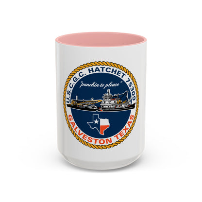 USCGC Hatchet 75309 Galveston TX (U.S. Coast Guard) Accent Coffee Mug