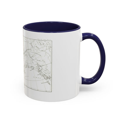 Alaska - Sketch Map (1891) (Map) Accent Coffee Mug