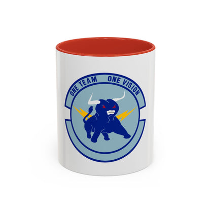 325 Civil Engineer Squadron AETC (U.S. Air Force) Accent Coffee Mug