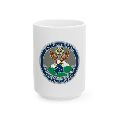 USCG Base Ketchikan (U.S. Coast Guard) White Coffee Mug