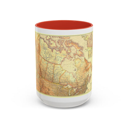 Canada (1936) (Map) Accent Coffee Mug