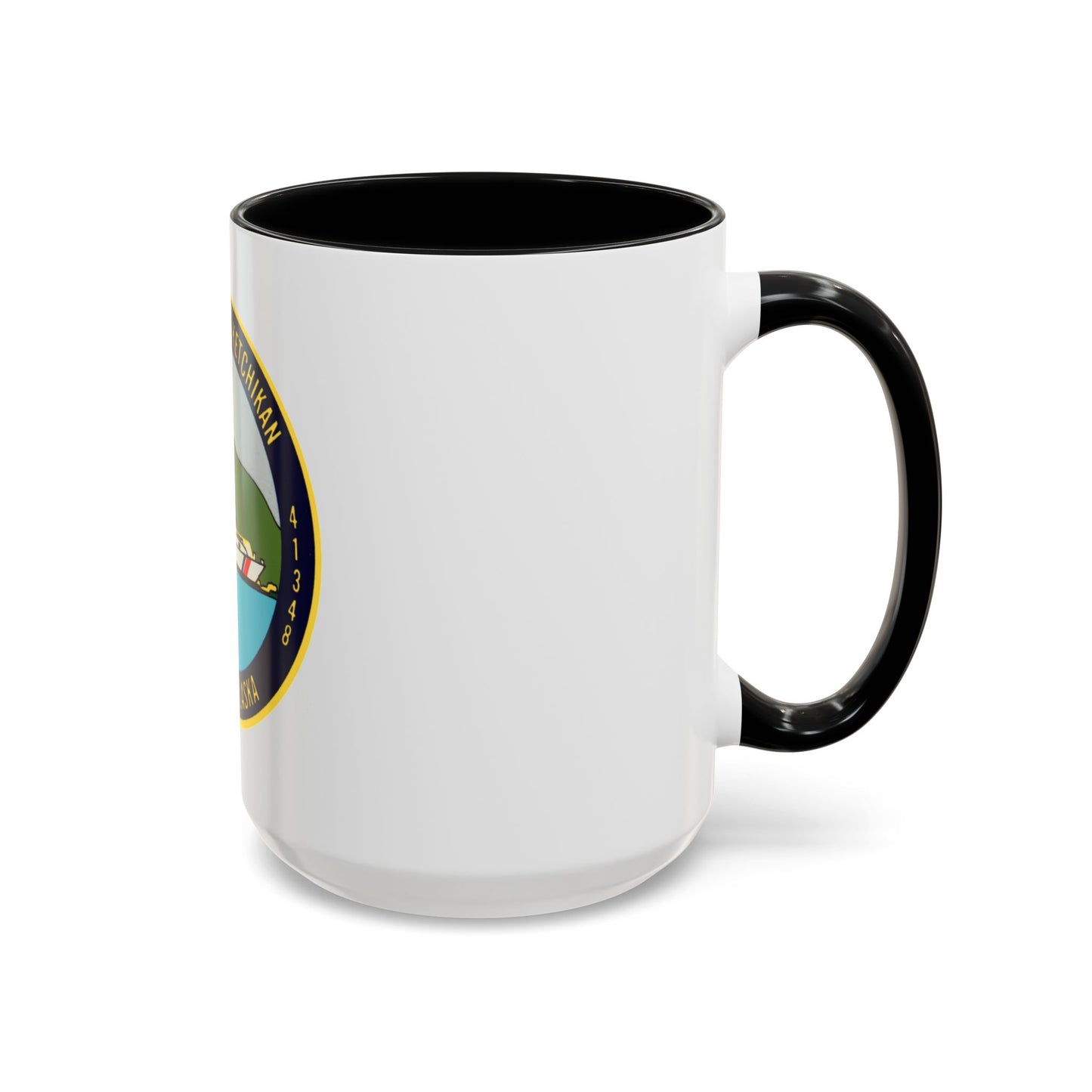USCG Station Ketchikan 17th Dist (U.S. Coast Guard) Accent Coffee Mug