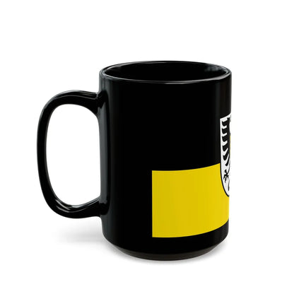 Flag of Alb Donau Kreis Germany - Black Coffee Mug-Go Mug Yourself