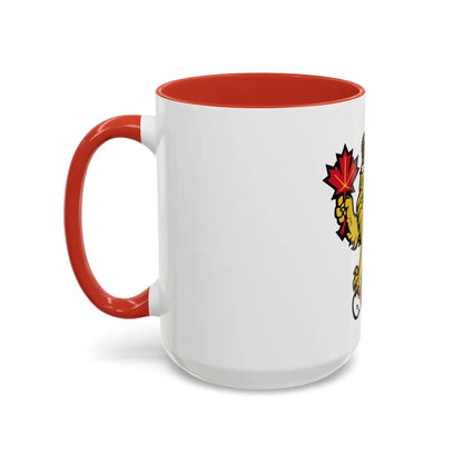 Canadian Crest - Accent Coffee Mug-Go Mug Yourself