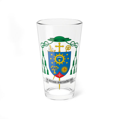 Escudo de Javier Vilanova Pellisa (Spain) (Coat of Arms) Pint Glass 16oz