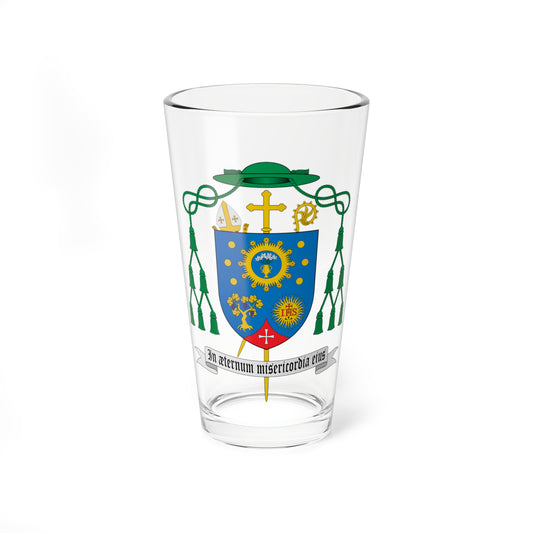 Escudo de Javier Vilanova Pellisa (Spain) (Coat of Arms) Pint Glass 16oz