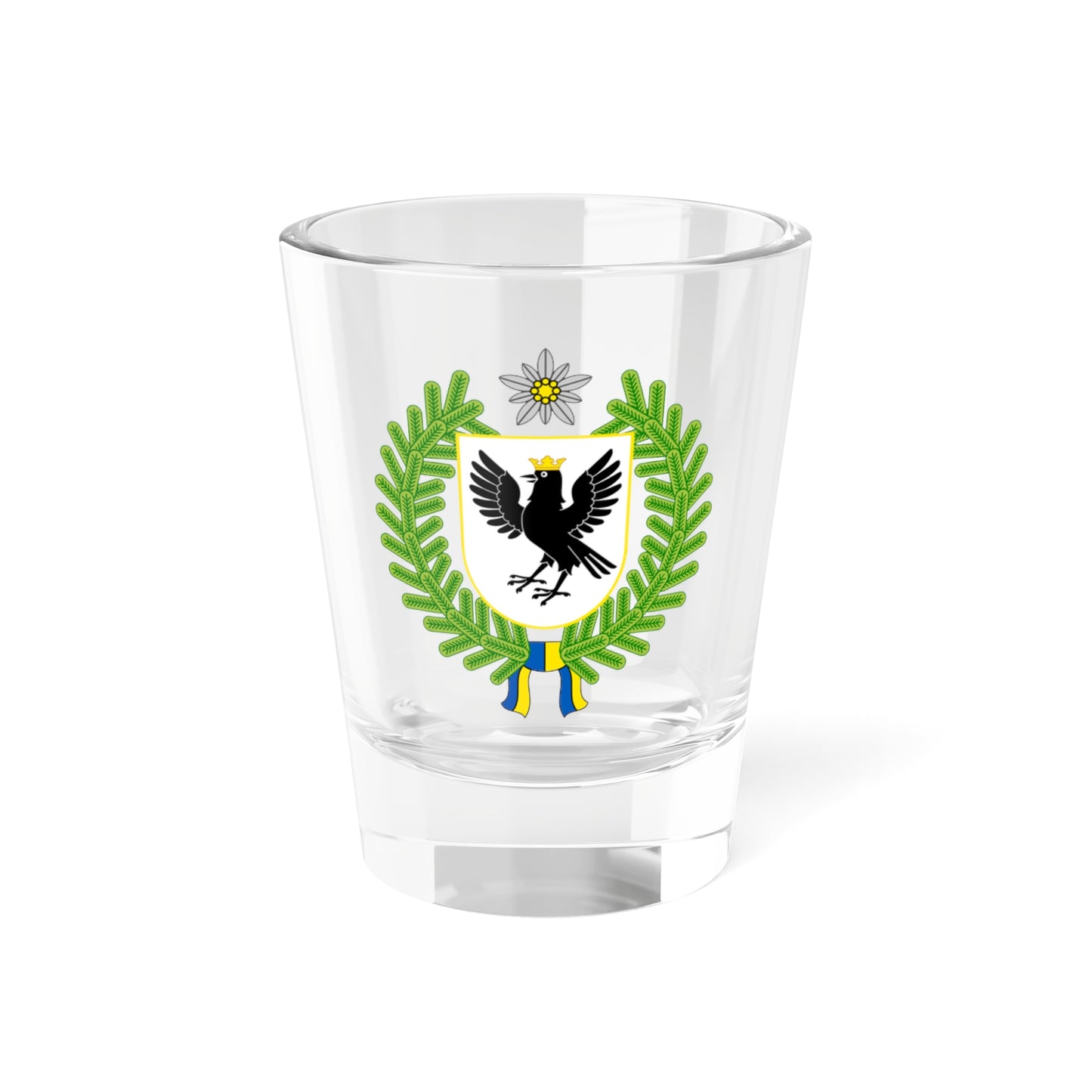 Ivano-Frankivsk Oblast-COA (Ukraine) (Coat of Arms) Shot Glass 1.5oz