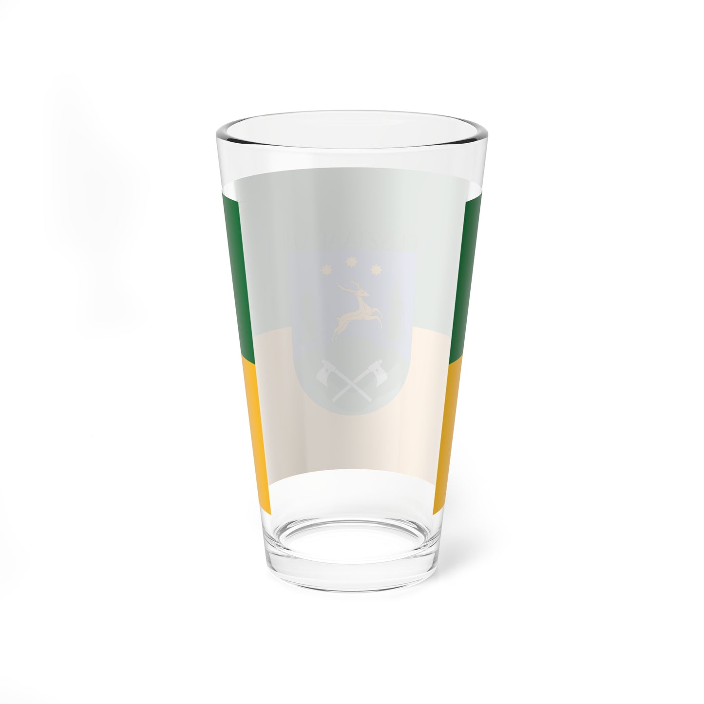 Flag of Pusztaapati (Hungary) Pint Glass 16oz