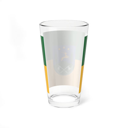 Flag of Pusztaapati (Hungary) Pint Glass 16oz