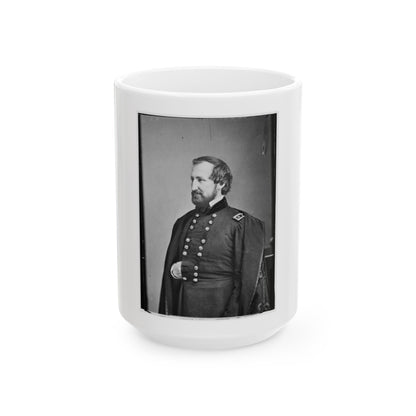 Portrait Of Maj. Gen. William S. Rosecrans, Officer Of The Federal Army (U.S. Civil War) White Coffee Mug