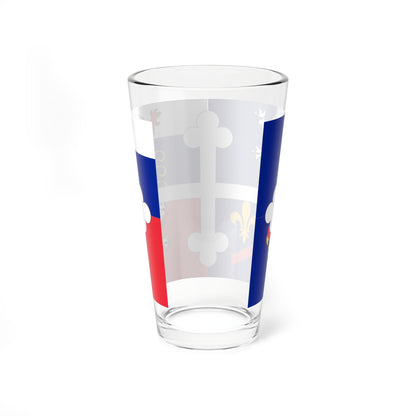 Flag of Ain variant (France) Pint Glass 16oz