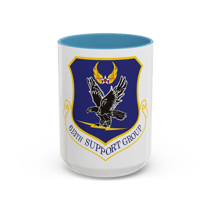 613th Support Group (U.S. Air Force) Accent Coffee Mug
