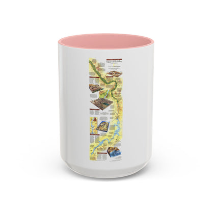 Egypt's Nile Valley- The South (1995) (Map) Accent Coffee Mug