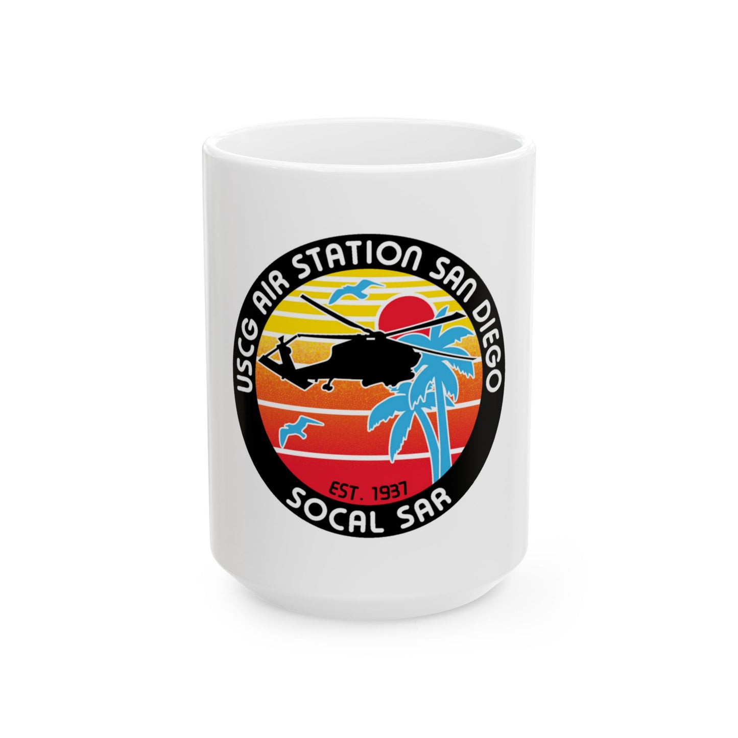 USCG Sector San Diego SOCAL SAR (U.S. Coast Guard) White Coffee Mug