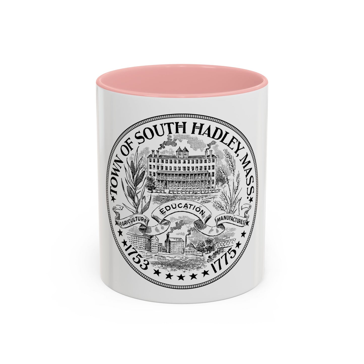 Seal of South Hadley Massachusetts - Accent Coffee Mug