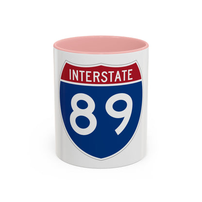 Interstate 89 (U.S. Highways) Accent Coffee Mug