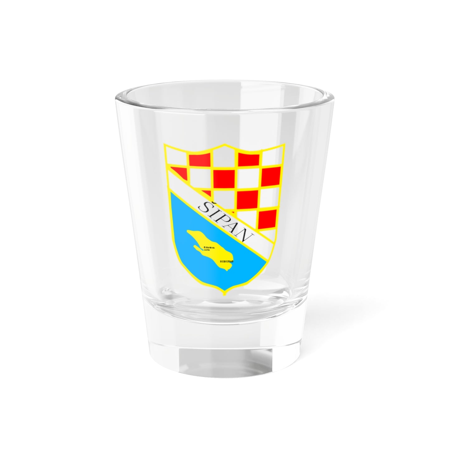 Grb šipan (Croatia) (Coat of Arms) Shot Glass 1.5oz