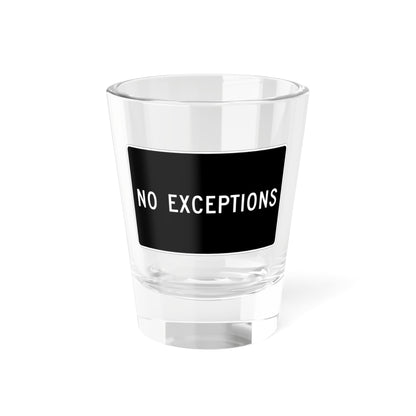 MUTCD-CA R77 (California) (Road Sign) Shot Glass 1.5oz