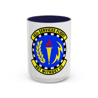 482d Services Flight (U.S. Air Force) Accent Coffee Mug