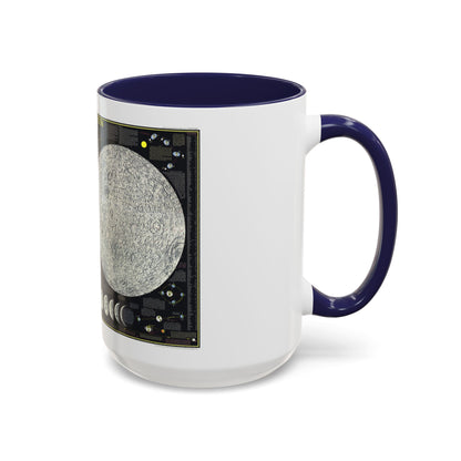 Space - The Moon (1969) (Map) Accent Coffee Mug