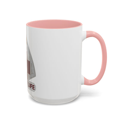 818 Medical Battalion (U.S. Army) Accent Coffee Mug