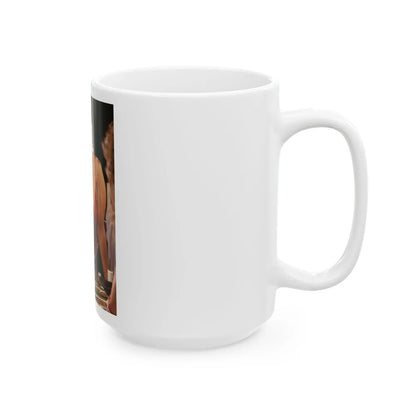 Linda Blair #115 (Vintage Female Icon) White Coffee Mug-Go Mug Yourself