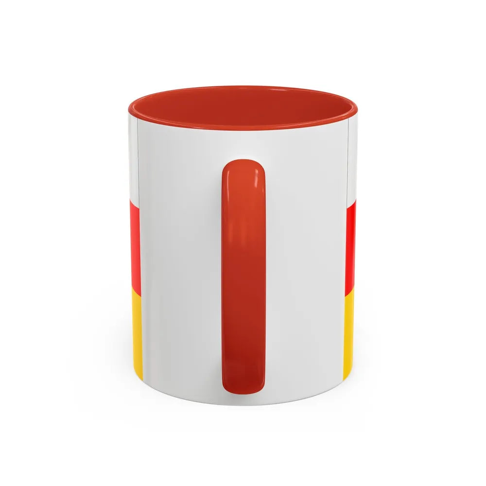 Flag of Freising Germany - Accent Coffee Mug-Go Mug Yourself