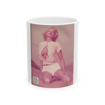 Eve Meyer #53 (Vintage Female Icon) White Coffee Mug-11oz-Go Mug Yourself