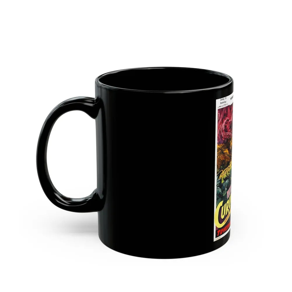 CURUCU, BEAST OF THE AMAZON (BELGIAN) 1956 Movie Poster - Black Coffee Mug-Go Mug Yourself