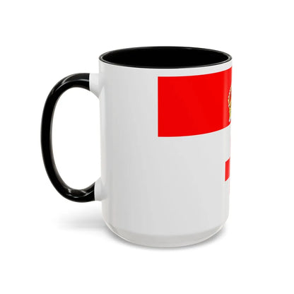 Flag of Birkirkara Malta - Accent Coffee Mug-Go Mug Yourself