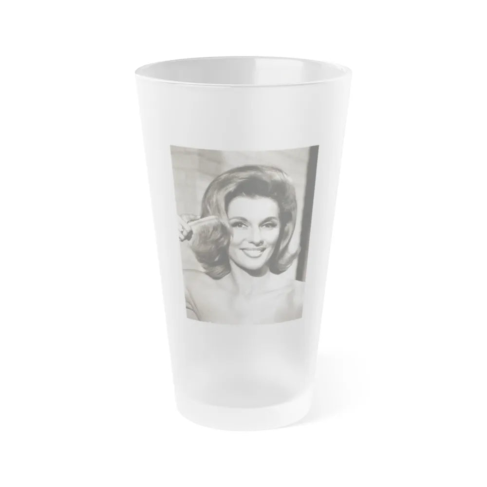 Nancy Kovack #49 (Vintage Female Icon) Frosted Pint 16oz-16oz-Frosted-Go Mug Yourself