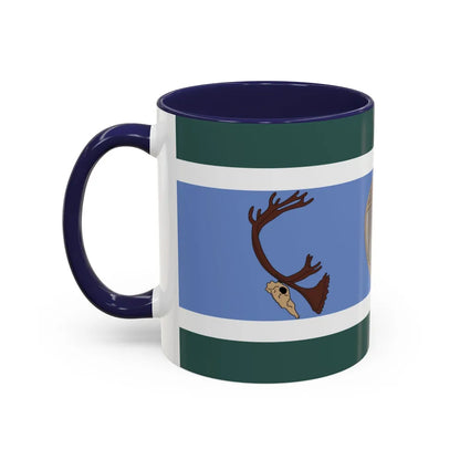 Innu Nation Flag - Accent Coffee Mug-Go Mug Yourself