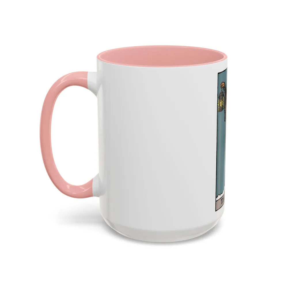 The Hermit (Tarot Card) Accent Coffee Mug-Go Mug Yourself