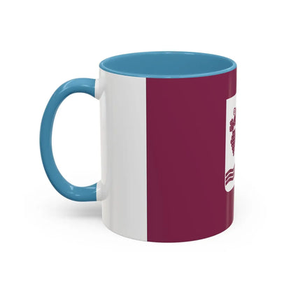 Flag of Ambrolauri Georgia - Accent Coffee Mug-Go Mug Yourself