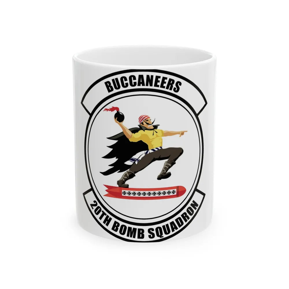 20th Bomb Squadron Emblem (U.S. Air Force) White Coffee Mug-11oz-Go Mug Yourself