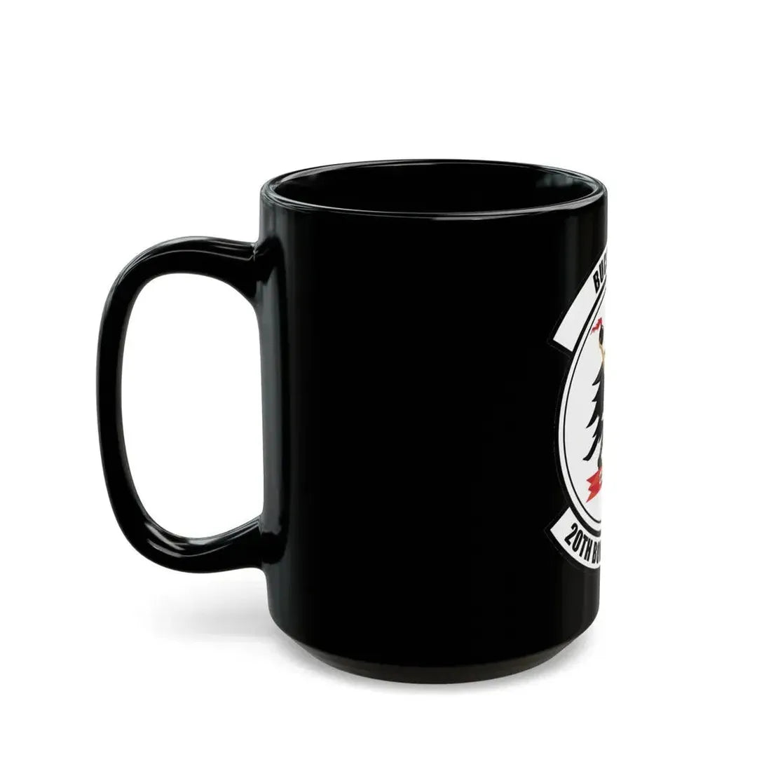 20th Bomb Squadron Emblem (U.S. Air Force) Black Coffee Mug - Go Mug Yourself